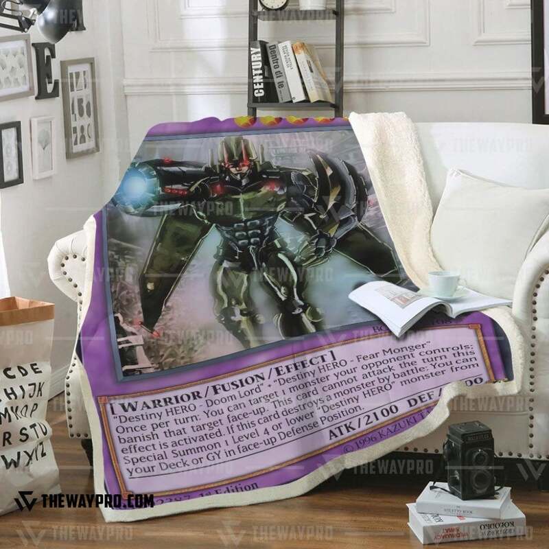 Yu Gi Oh Destiny Hero Doom Monger Blanket
