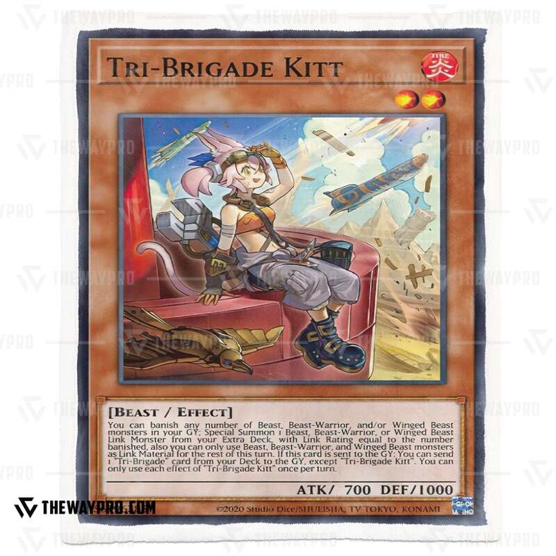 Yu Gi Oh Tri Brigade Kitt Blanket 1 2 3