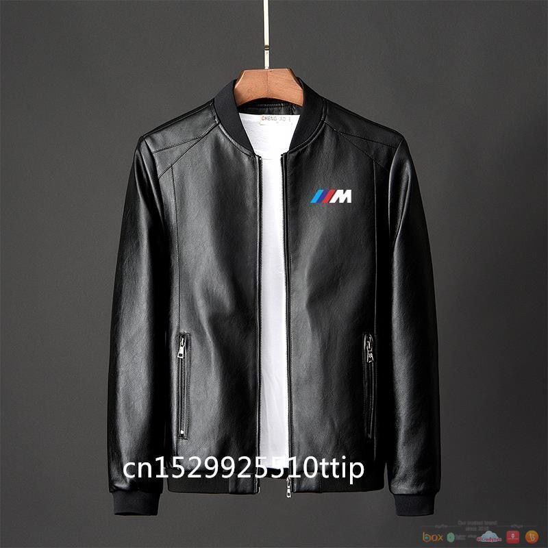 BMW M Power leather bomber jacket