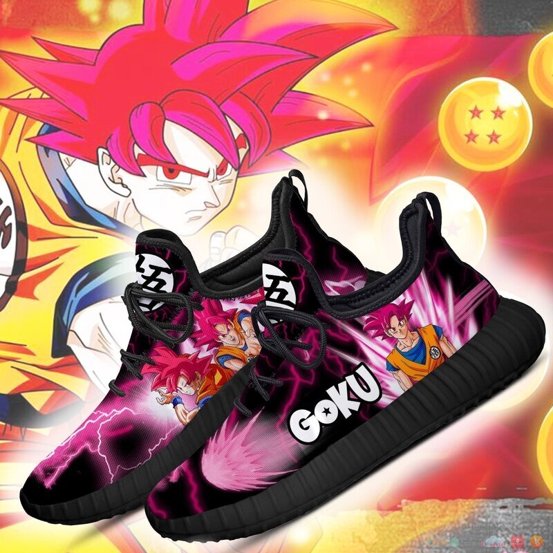 Goku God Dragon Ball Anime reze sneaker 1