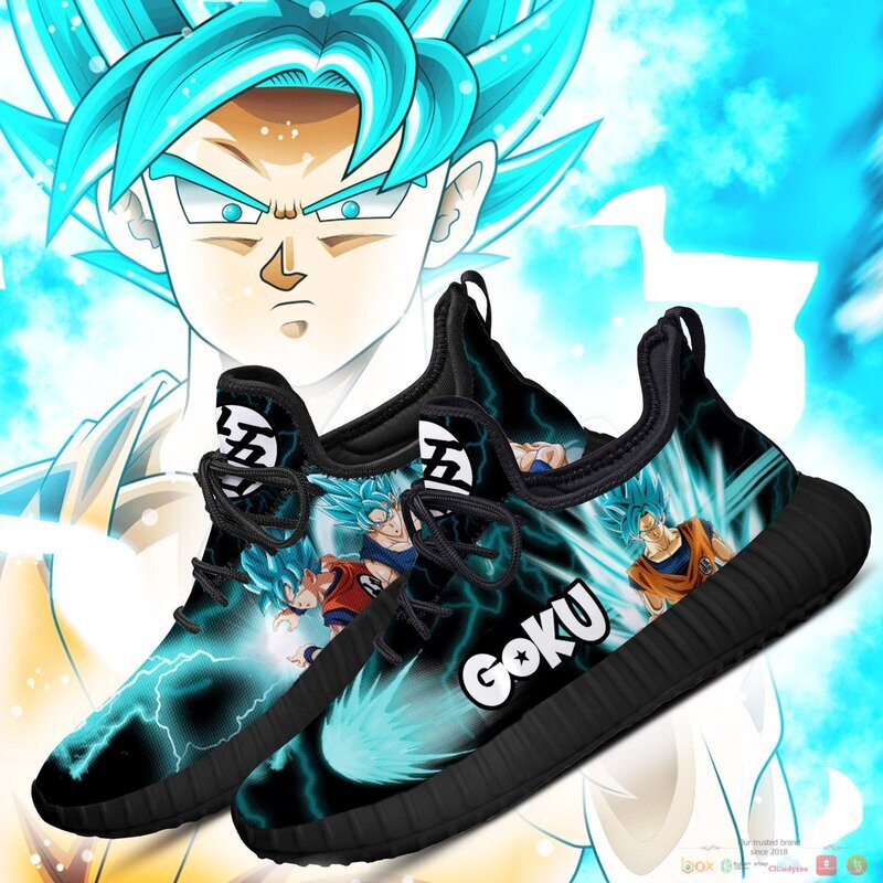 Goku Saiyan Blue Dragon Ball Anime reze sneaker 1