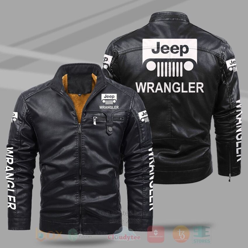 Jeep Wrangler Fleece Leather Jacket