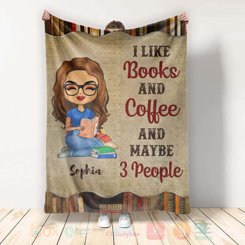 Just A Who Loves Books Blanket 1