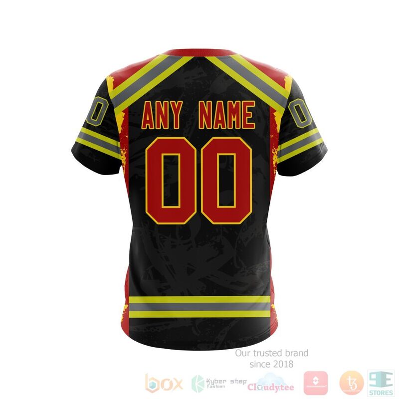 NHL Boston Bruins Honnor Firefighter Black 3D Hoodie Shirt 1 2 3 4 5