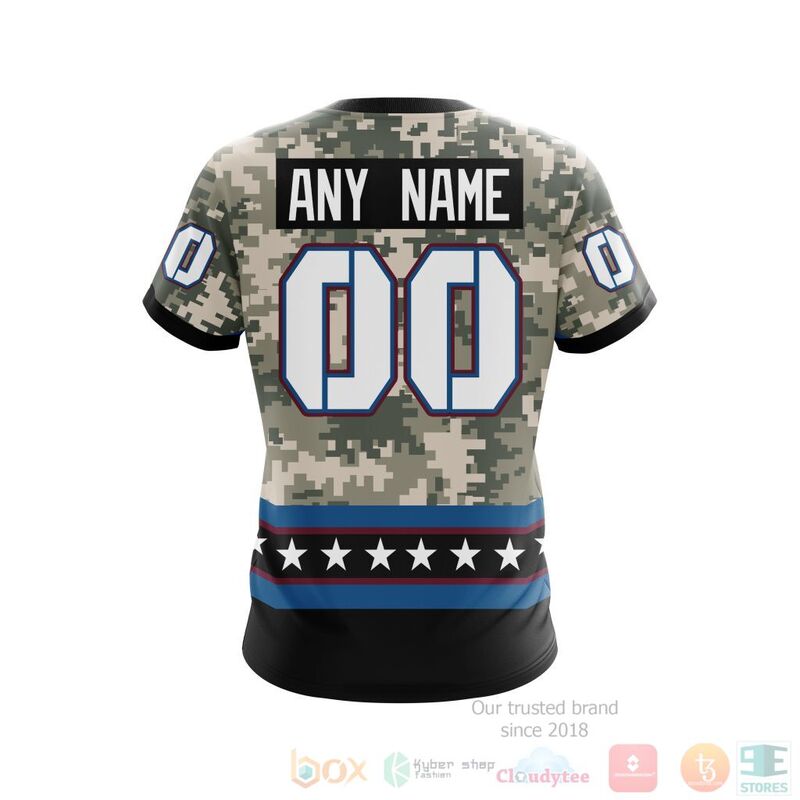NHL Colorado Avalanche Honor Military With White Camo Color 3D Hoodie Shirt 1 2 3 4 5