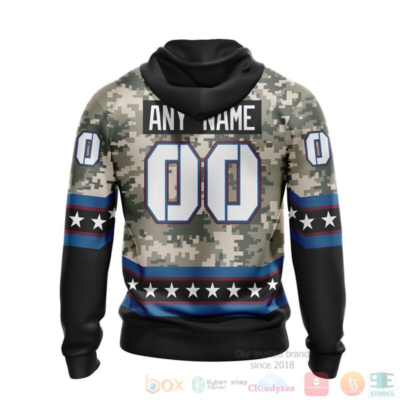 NHL Colorado Avalanche Honor Military With White Camo Color 3D Hoodie Shirt 1 2 3 4 5 6