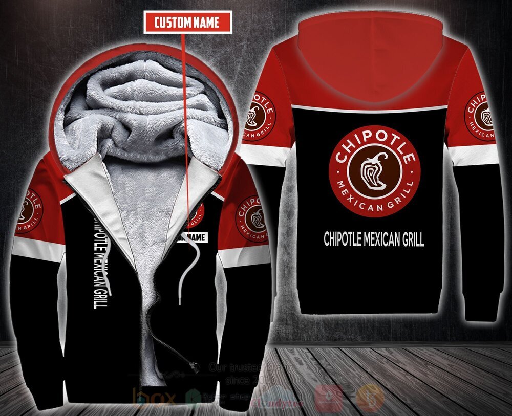 Personalized Chipotle Mexican Grill 3D Fleece Hoodie Hoodie