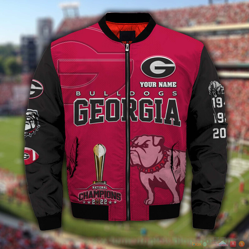 Personalized Georgia Bulldogs National champions 2022 custom Bomber Jacket 1