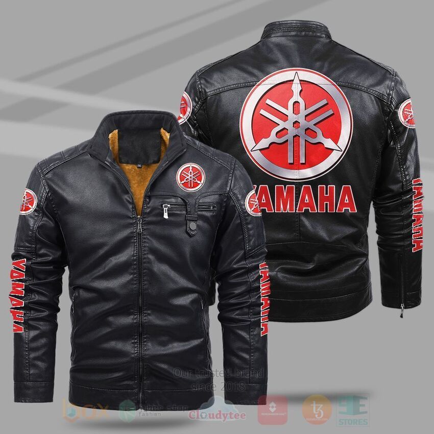 Yamaha Fleece Leather Jacket