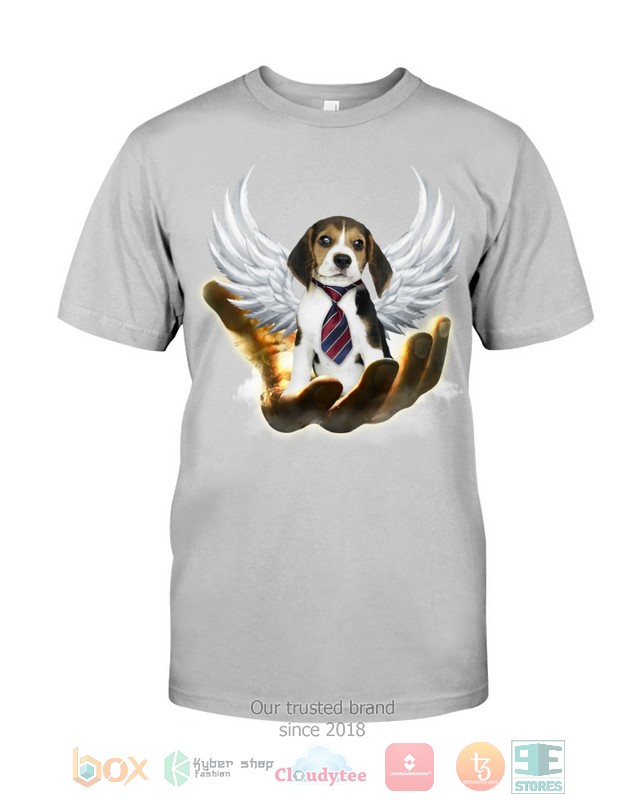 Black Beagle Golden Hand Heaven Wings 2D shirt hoodie