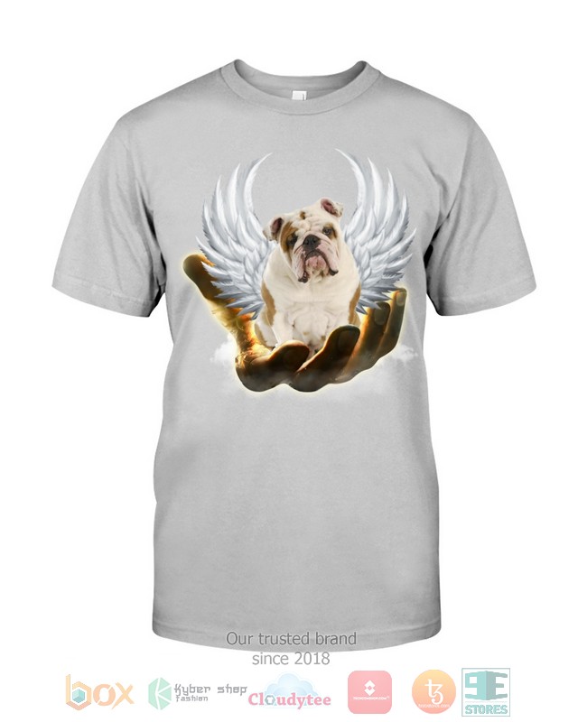 British Bulldog Golden Hand Heaven Wings 2D shirt hoodie