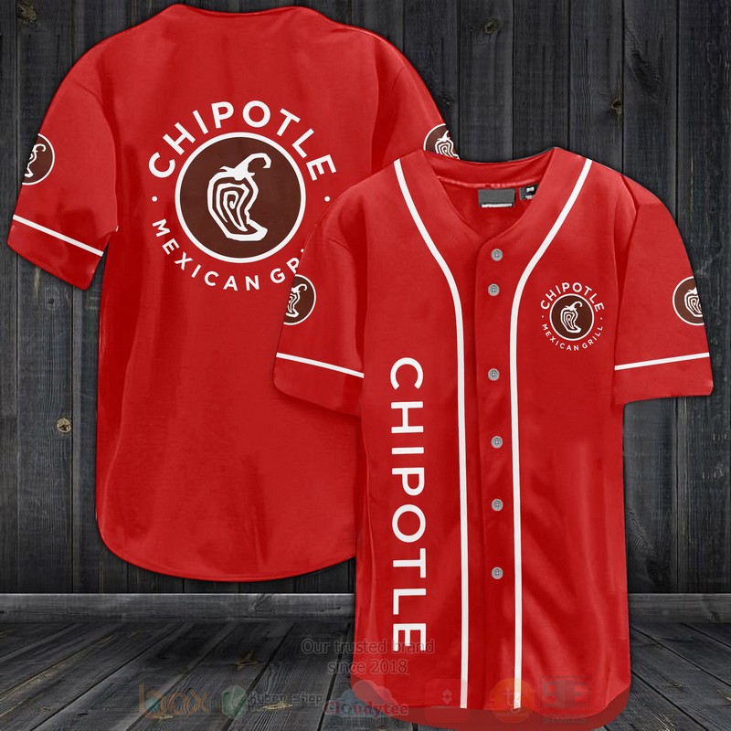 Chipotle Mexican Grill Baseball Jersey Shirt