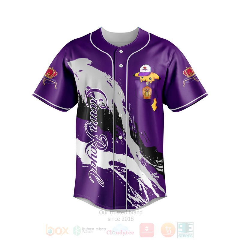 Crown Royal Pikachu Baseball Jersey Shirt 1