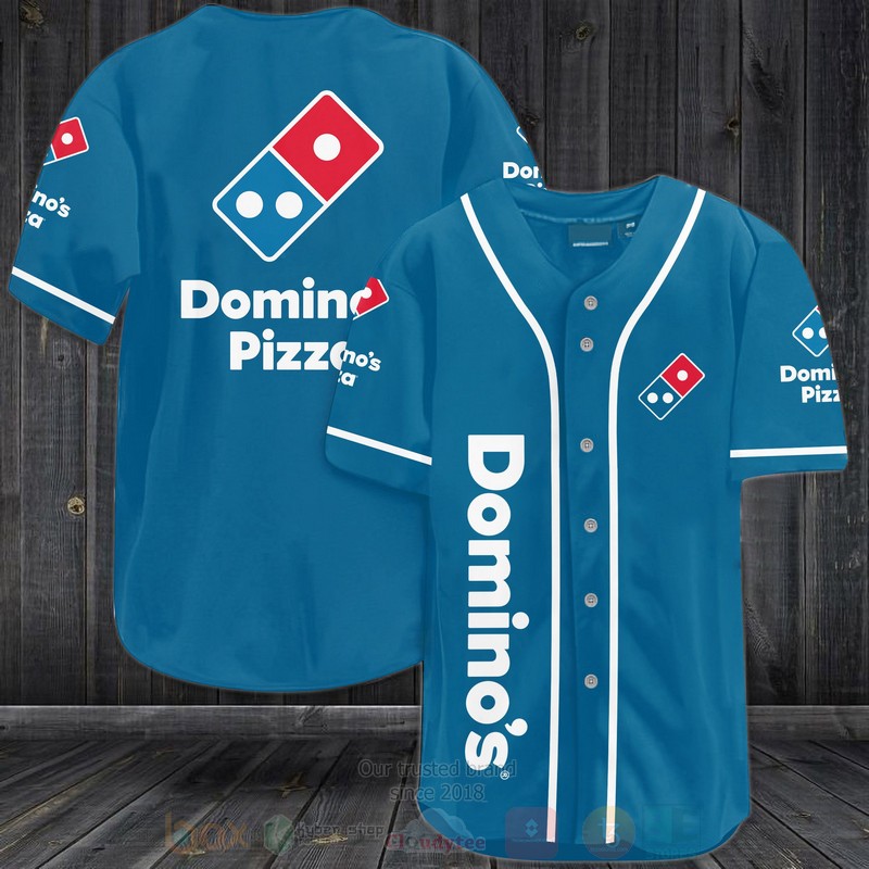 Dominos Pizza Baseball Jersey Shirt