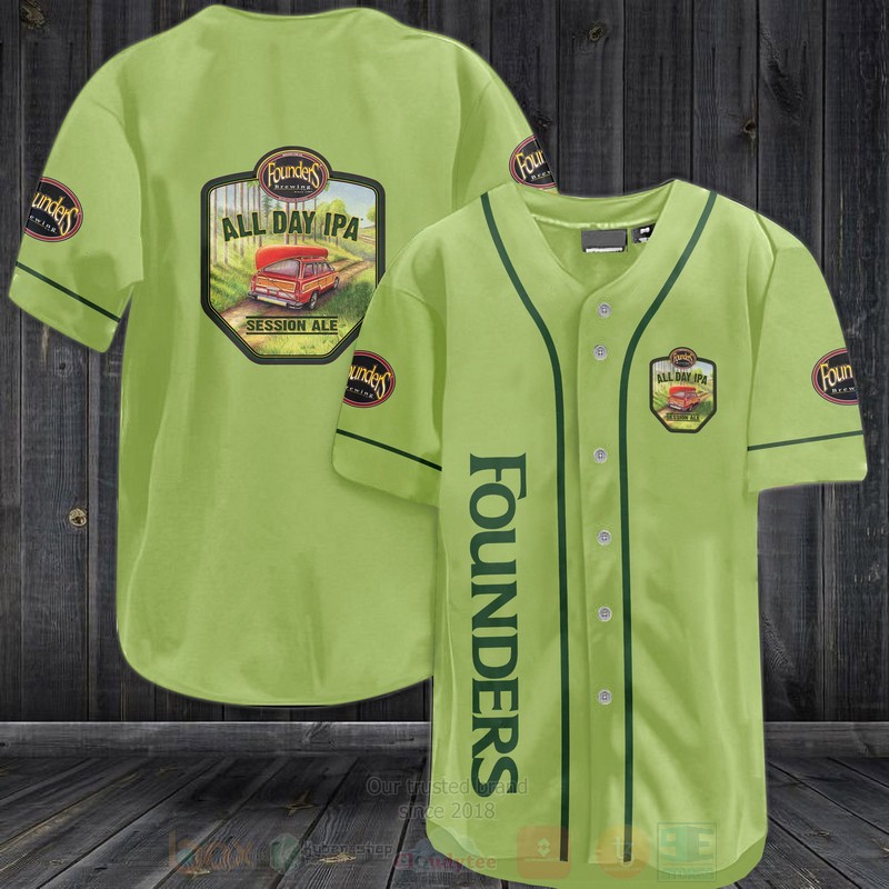 Founders Brewing All Day Ipa Session Ale Baseball Jersey Shirt