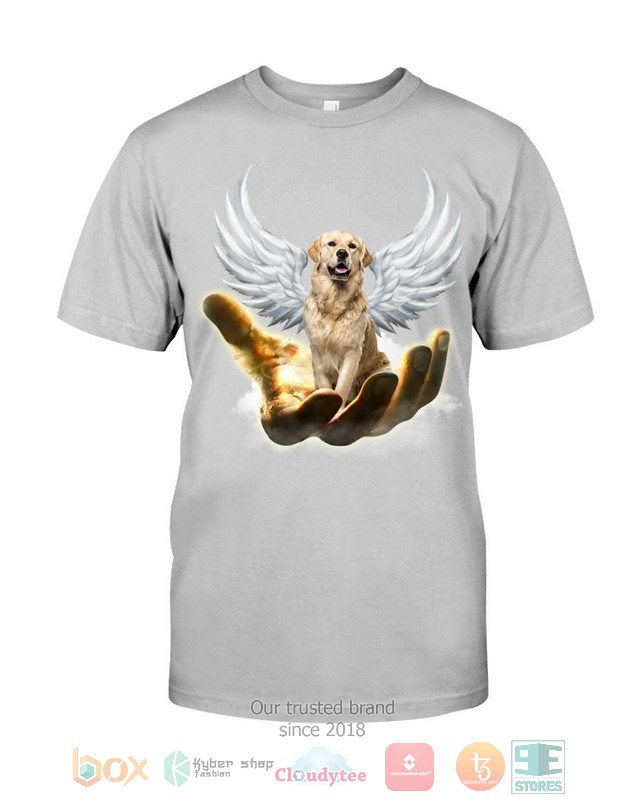 Golden Retriever Golden Hand Heaven Wings 2D shirt hoodie