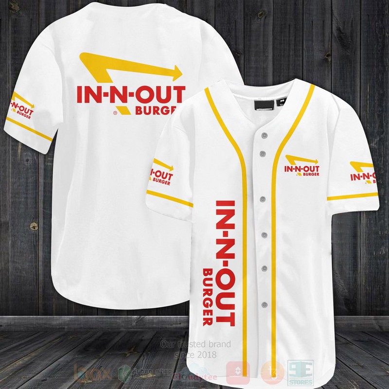 In N Out Burger Baseball Jersey Shirt