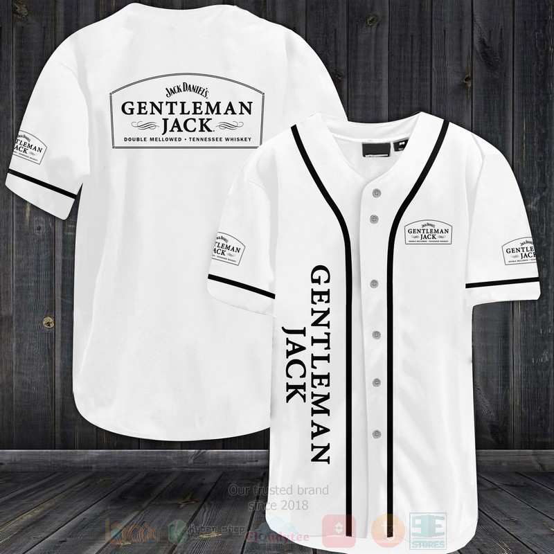 Jack Daniels Gentleman Baseball Jersey Shirt
