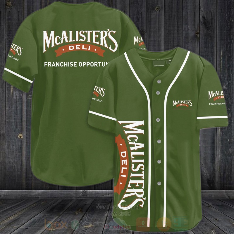 McAlisters Deli Baseball Jersey Shirt