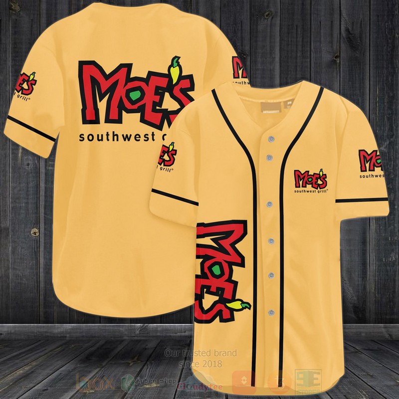 Moes Southwest Grill Baseball Jersey Shirt