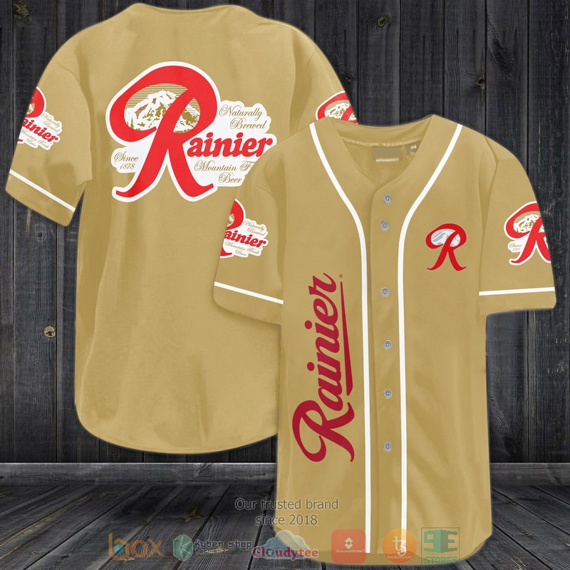 Mountain Fresh Rainier Beer Baseball Jersey