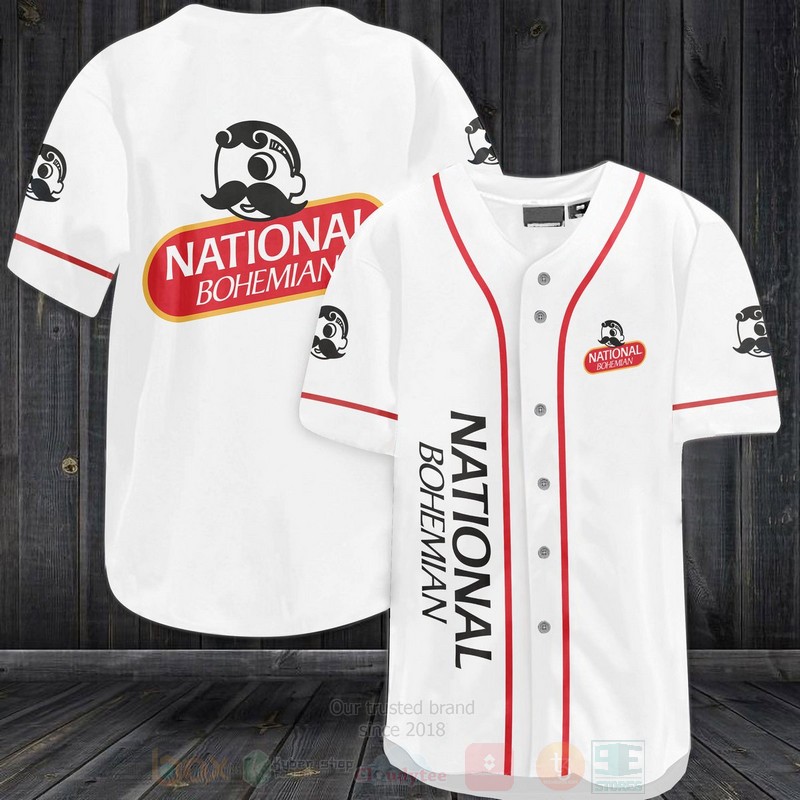 National Bohemian Baseball Jersey Shirt