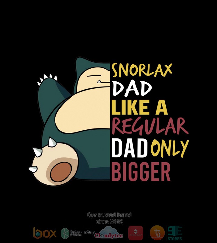 Pokemon Snolax Dad like as regular Dad only bigger Baseball Jersey 1
