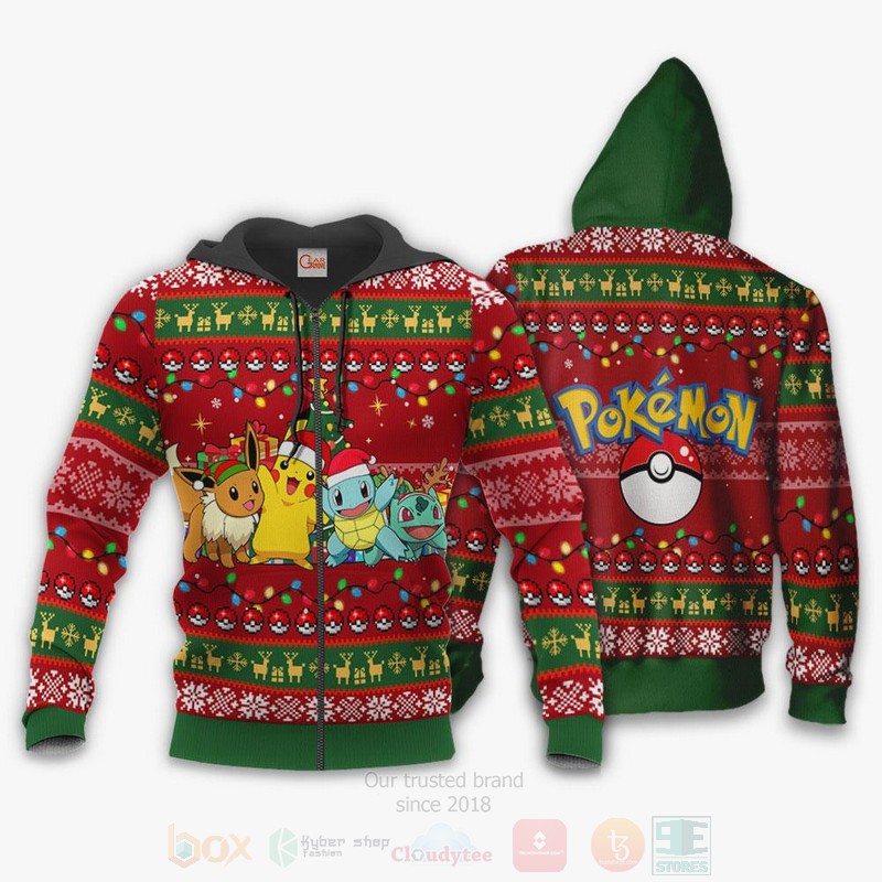 Pokemons Anime Christmas Sweater 1
