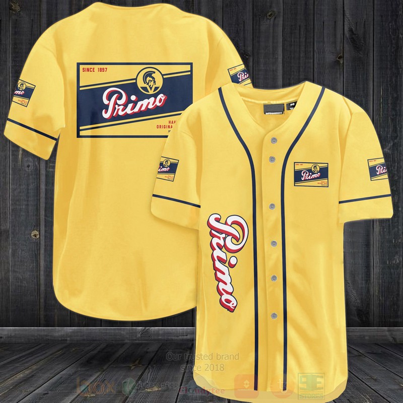Primo Brewing and Malting Company Baseball Jersey Shirt