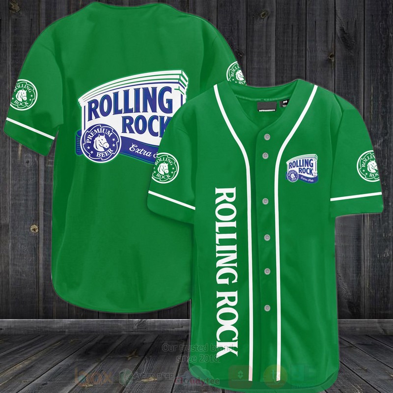 Rolling Rock Baseball Jersey Shirt