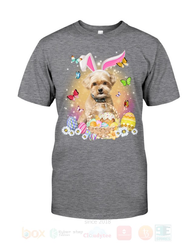 Shorkie Easter Bunny Butterfly 2D Hoodie Shirt
