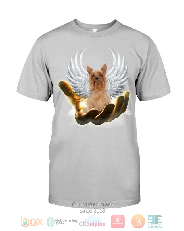 Silky Terrier Golden Hand Heaven Wings 2D shirt hoodie