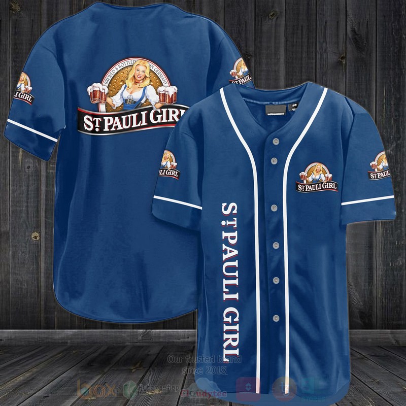St. Pauli Girl Baseball Jersey Shirt
