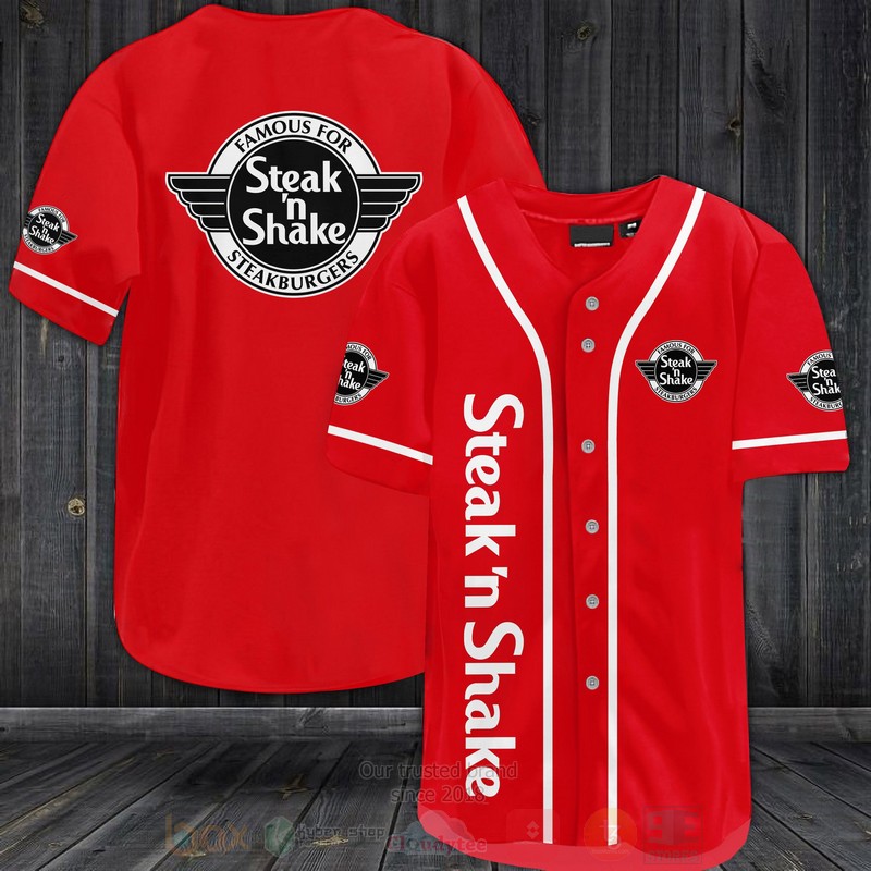 Steak n Shake Baseball Jersey Shirt