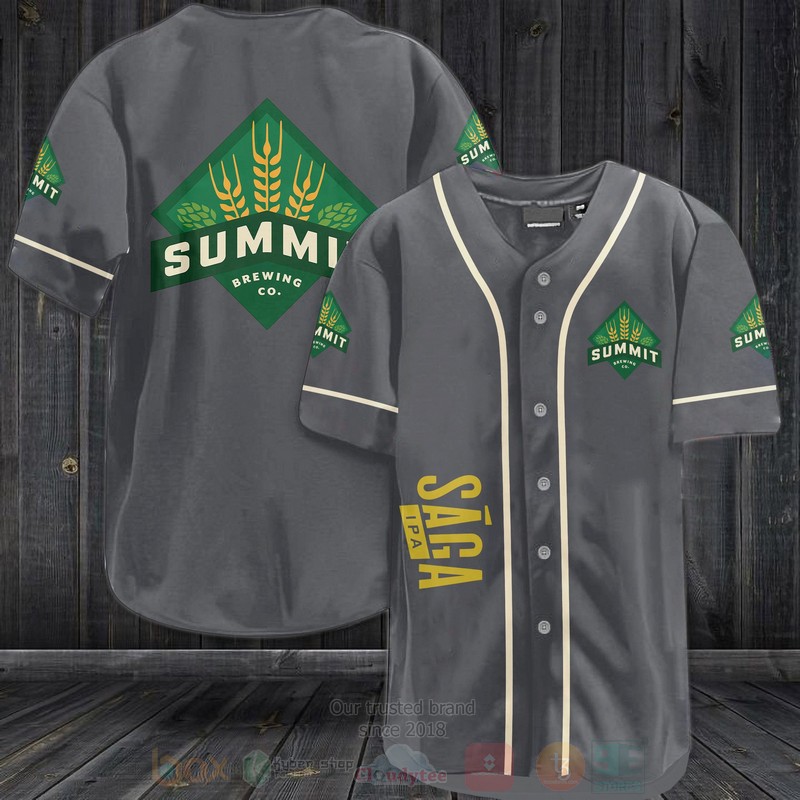 Summit Brewing Company Baseball Jersey Shirt