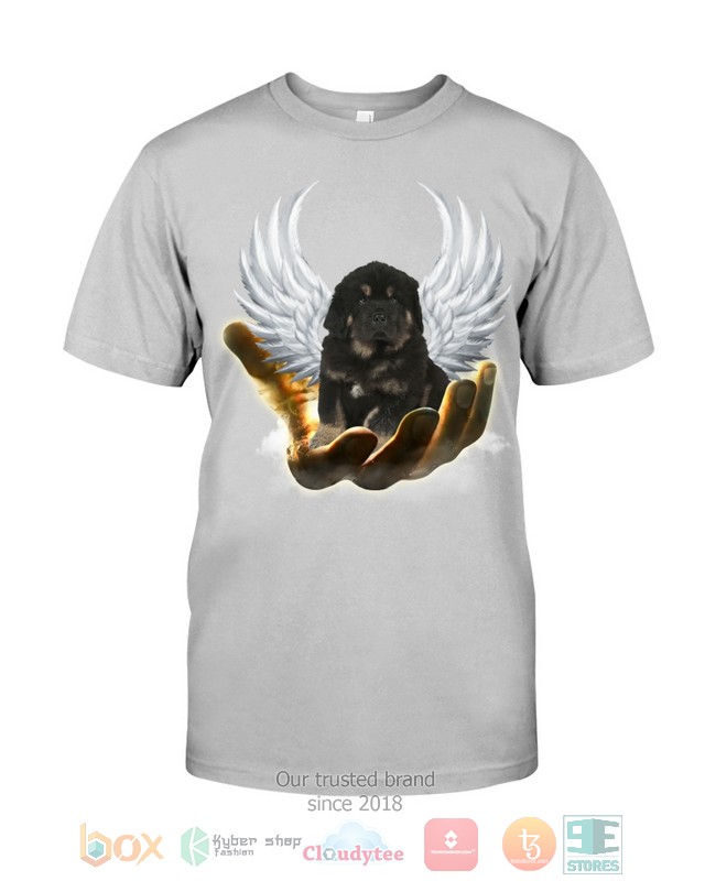 Tibetan Mastiff Golden Hand Heaven Wings 2D shirt hoodie