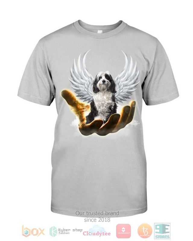 Tibetan Terrier Golden Hand Heaven Wings 2D shirt hoodie