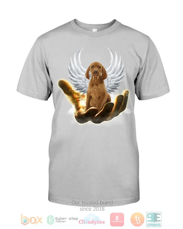 Vizsla Golden Hand Heaven Wings 2D shirt hoodie