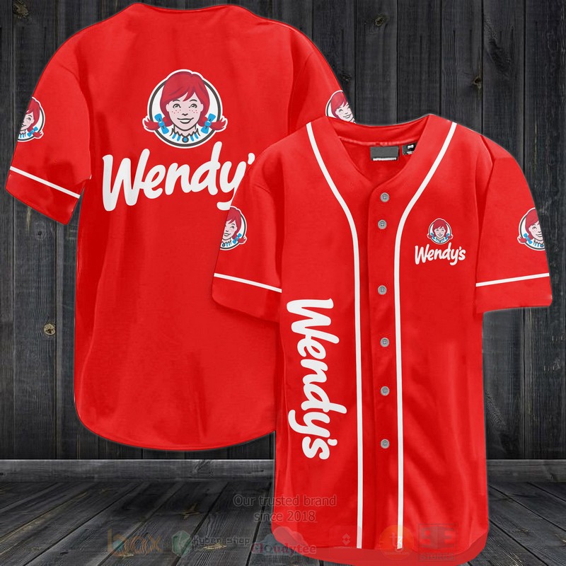 Wendys Baseball Jersey Shirt