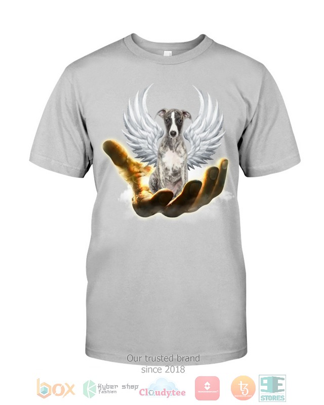 Whippet Golden Hand Heaven Wings 2D shirt hoodie