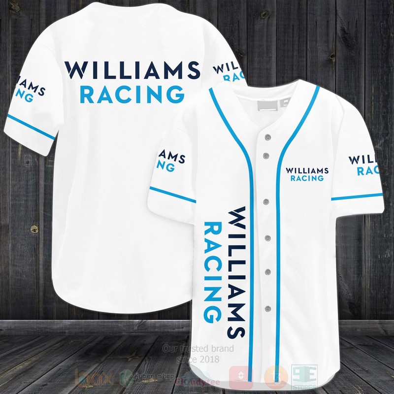 Williams Racing Baseball Jersey Shirt
