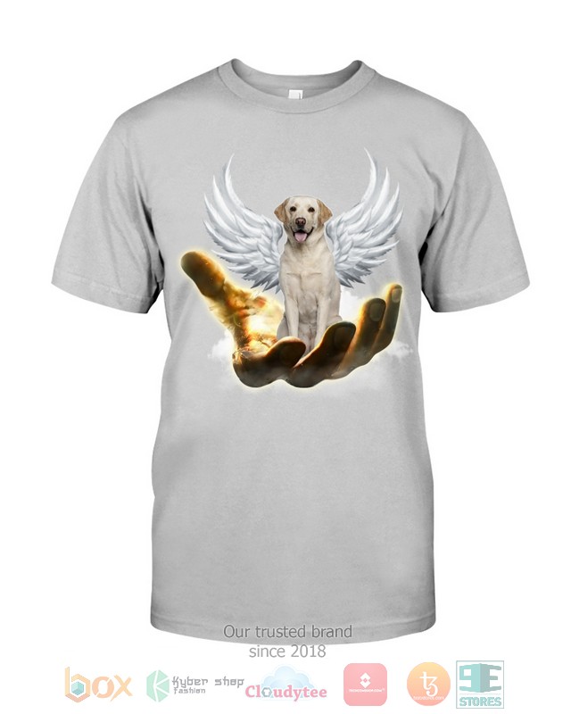 Yellow Labrador Golden Hand Heaven Wings 2D shirt hoodie