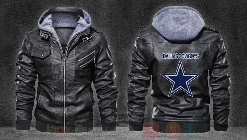 Dallas Cowboys NFL Football Motorcycle Leather Jacket