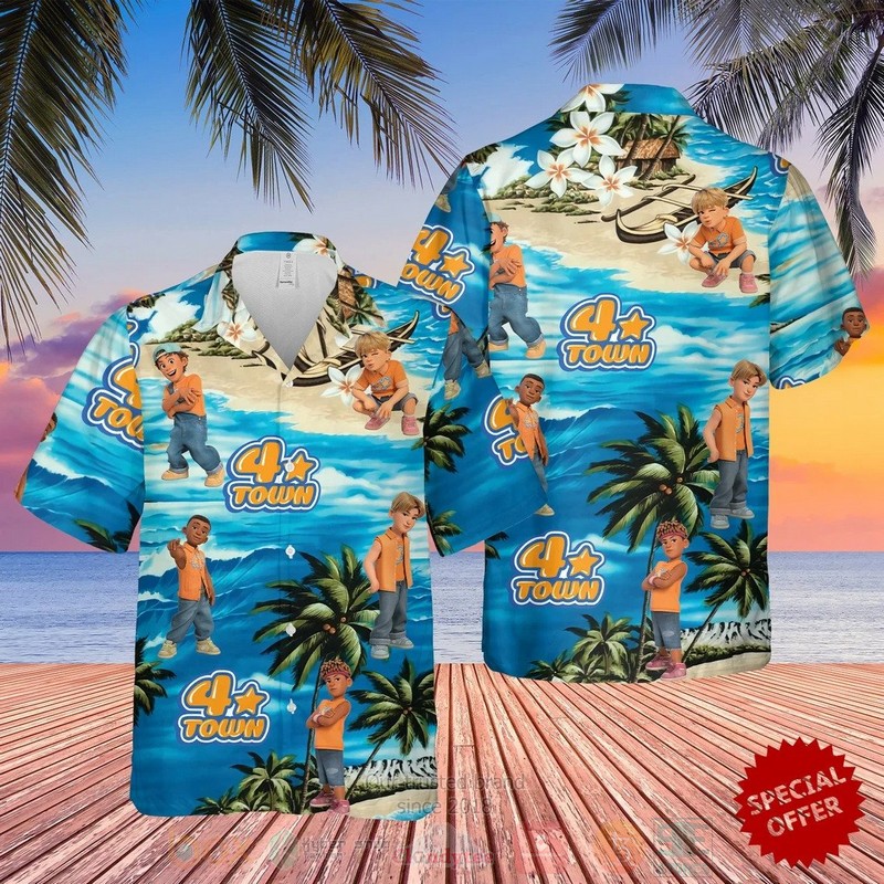 4 Town Hawaiian Shirt