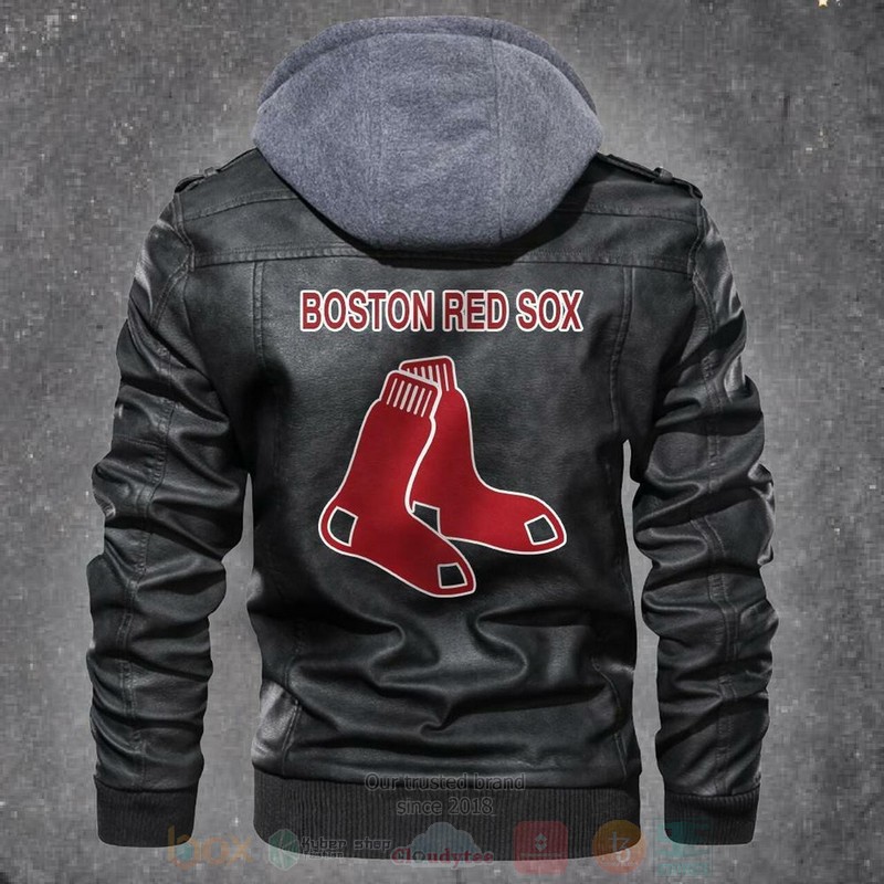Boston Red Sox MLB Baseball Motorcycle Leather Jacket