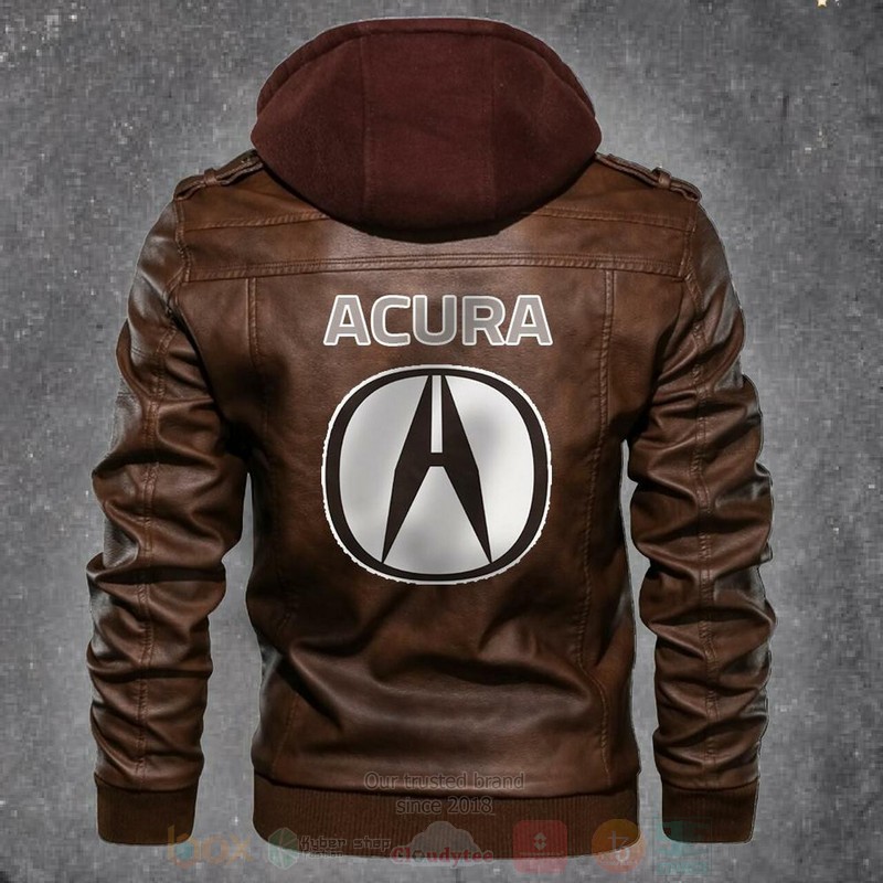 Acura Automobile Car Motorcycle Leather Jacket