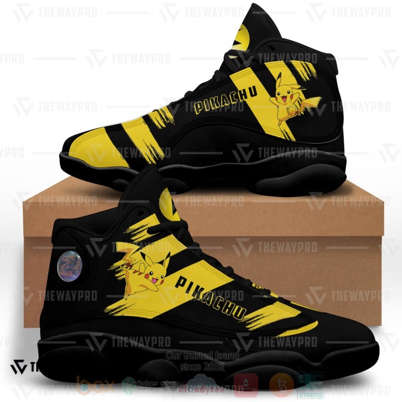 Anime Pokemon Pikachu Custom Air Jordan 13 Shoes 1