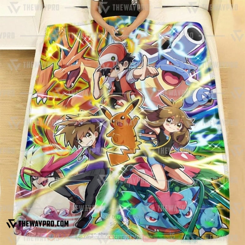 Anime Pokemon Pure Gen 1 Blanket 1