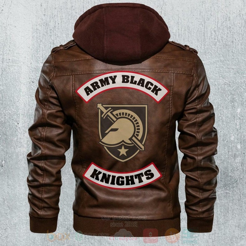 Army Black Knights NCAA Football Motorcycle Leather Jacket