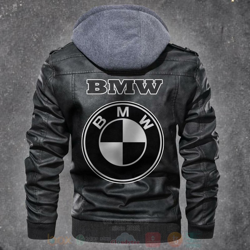 BMW Automobile Car Black Motorcycle Leather Jacket